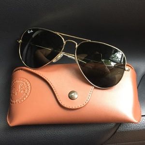 Ray-Ban Sunglasses with Glass Case